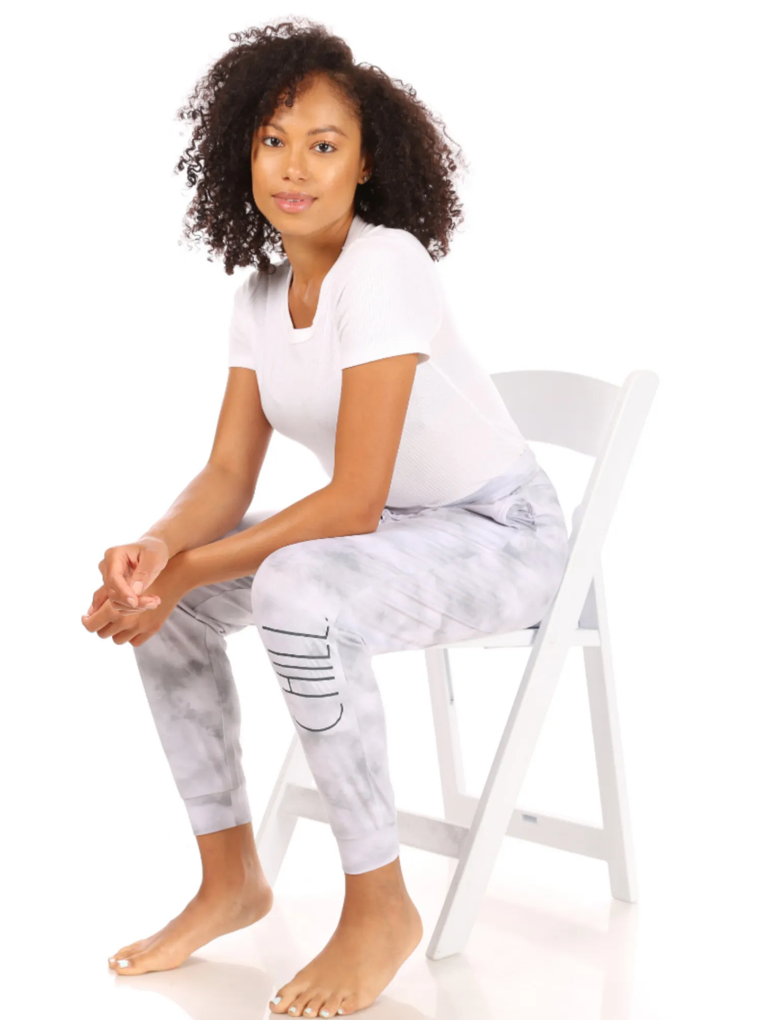 Women's "CHILL" Drawstring Pajama Joggers